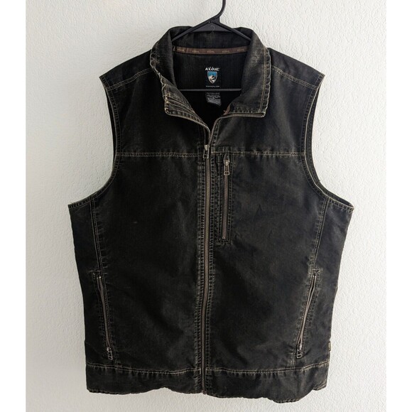 Kuhl Other - Kuhl Burr Vest Men's Size XL Espresso Brown Vintage Patina Full-Zip Outdoor Vest